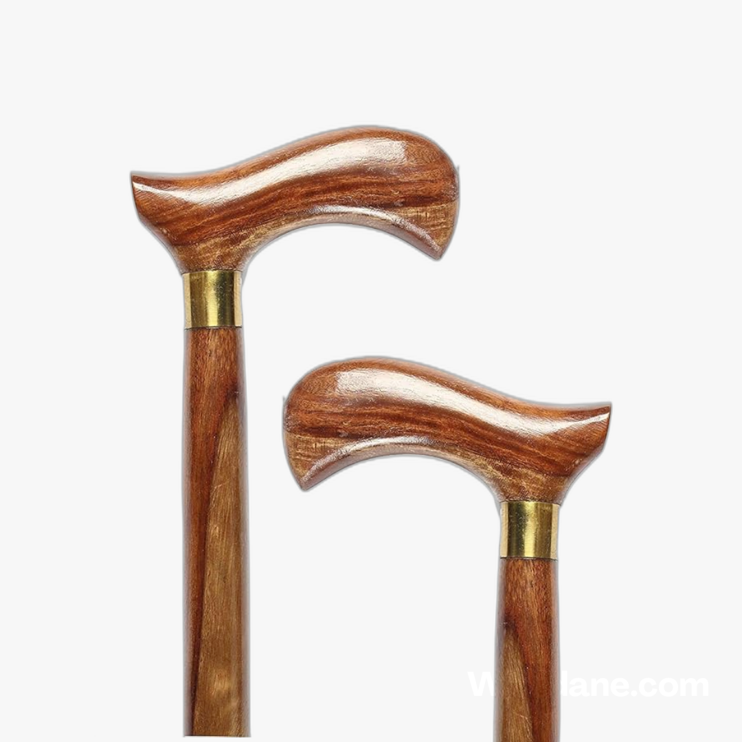 Raffaello Premium Wooden Walking Stick for Seniors & Individuals with Mobility Issues by Woodane